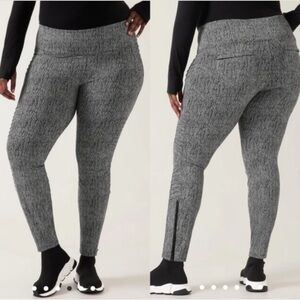 Athleta Delancey textured Moto tight, Size 3X